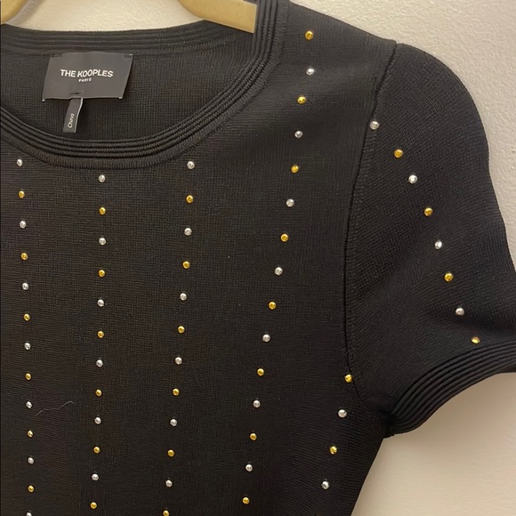 The Kooples | Women’s Black A-Line Skater Mini Dress Size 1 XS - Picture 8 of 13